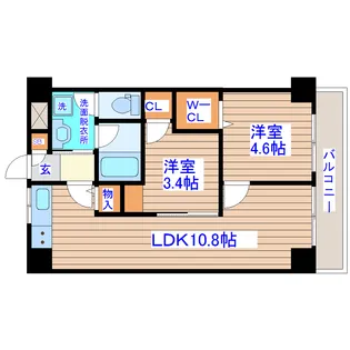 オンディーヌ【6階】の間取り