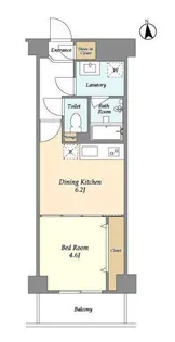 ジニア新宿中落合【1階】の間取り