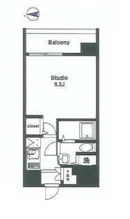 マリオン南青山【7階】の間取り