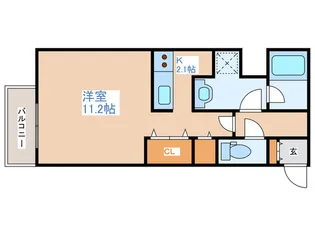 バロンド-ル【12階】の間取り