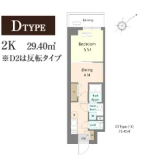 Alivis浦安【1階】の間取り