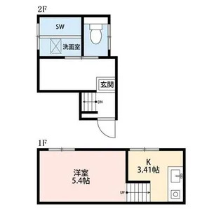 北沢4ビル【2階】の間取り