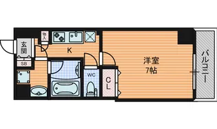 W-STYLE大阪天満宮【11階】の間取り
