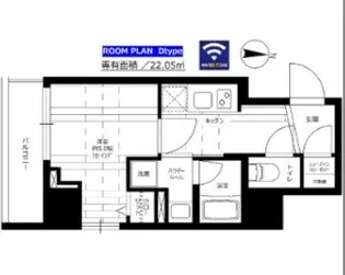 ステージファースト横浜阪東橋【7階】の間取り