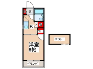 ドリームコーポ【2階】の間取り