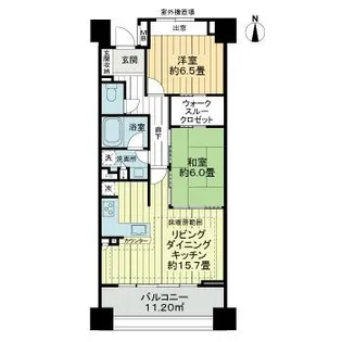 ライオンズ前橋大手町【5階】の間取り