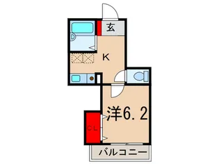 ドラセナ富士見【1階】の間取り