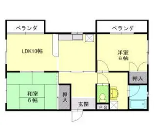 清水東レジデンス【1階】の間取り