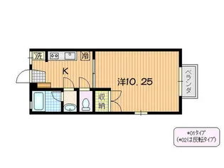 コーポカサプラーノ【2階】の間取り