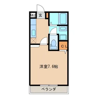 【2026年春入居可】サンビレッジ II【3階】の間取り