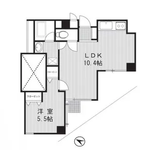 ザ・ウォールハウス【1階】の間取り