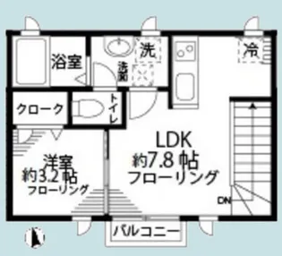 シンフォニア玉川学園【2階】の間取り