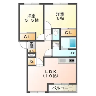 ピュアフォレスト【1階】の間取り