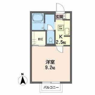 シャーメゾン小田原【1階】の間取り