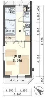 しゃとれきたやま【1階】の間取り