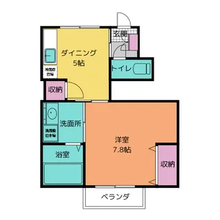 ソレイユツクダ【1階】の間取り