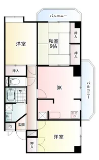 埼玉県さいたま市南区辻1【マンション】の間取り