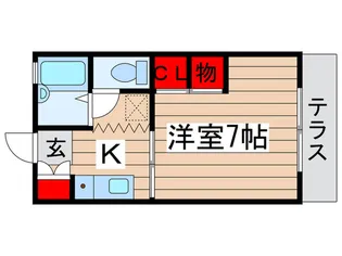 グリーンハイツ21【1階】の間取り