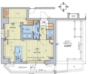 レオンコンフォート池田山【14階】の間取り