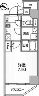 ALTERNA北品川 オルタナ北品川【15階】の間取り