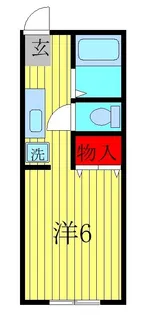 エルカーサ桜木2【2階】の間取り