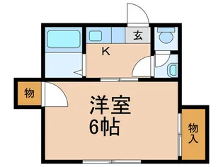 中村ハイツ【2階】の間取り