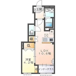 ブルーベリー【1階】の間取り