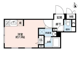 LEGALAND白山【2階】の間取り