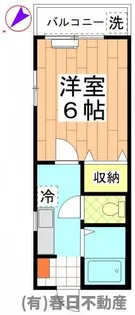 ハイツソレイユ【1階】の間取り