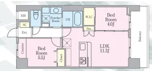 カームライズ【3階】の間取り