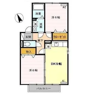 セジュール・ウィスタリア【1階】の間取り