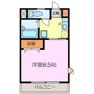 フォーリスト【1階】の間取り