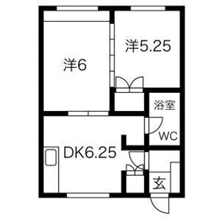 星風ハイツ【1階】の間取り