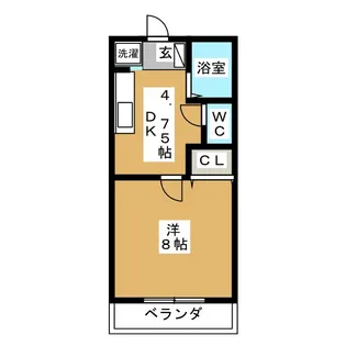 グランデージ2235【1階】の間取り