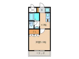 サンコ-トK【1階】の間取り