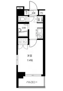 スカイコート神田須田町【4階】の間取り