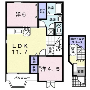 クレストール新栄【2階】の間取り