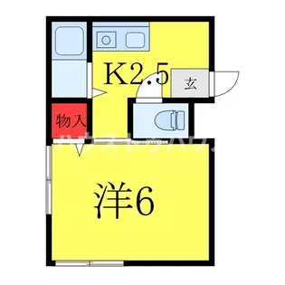 ラポールEAST【2階】の間取り