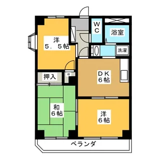 サウスノーヴァ【1階】の間取り