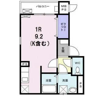 ドルチェ ヴィータ【2階】の間取り