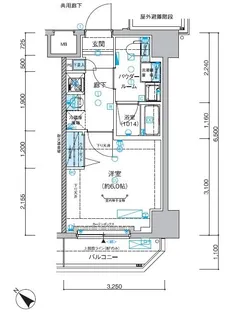 メインステージ立川II【5階】の間取り