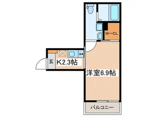 仮)淵野辺4丁目新築共同住宅【1階】の間取り