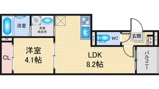 仮称)ハーモニーテラス新守山B【2階】の間取り