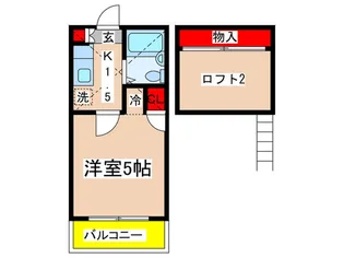 EXSIA日吉【2階】の間取り