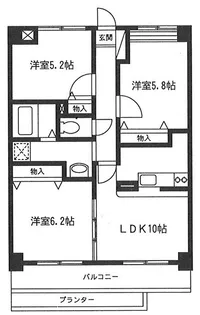La・Fortuna【2階】の間取り