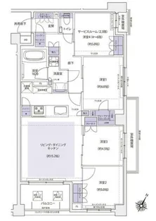 KDXレジデンス横濱紅葉坂【3階】の間取り