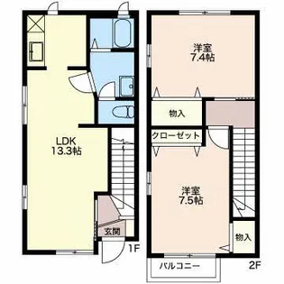 Dakota House【1階】の間取り