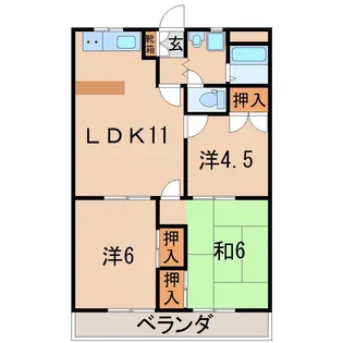 ライフボックス【1階】の間取り