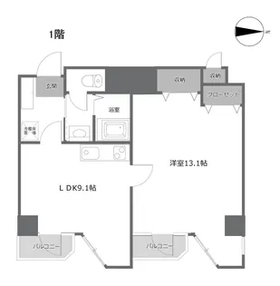 ウィンベル東館【2階】の間取り