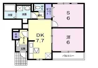 HOLYGLITTER T.J【1階】の間取り